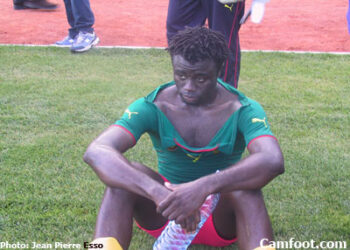 Modeste Mbami après le match contre le Nigéria