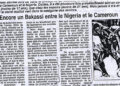 Extrait du quotidien sénégalais "WALFADJIRI"