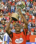 Fraîchement auréolé d’or, Eto’o réalise un doublé pour Mallorca
