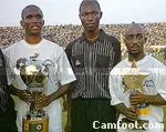 Eto’o Fils célèbre son sacre au stade de la réunification de Douala
