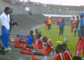 Coach Dieudonné Monthe & Batafogo's players