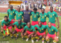 Le onze entrant des Lions Indomptables
