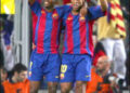 Eto'o and Ronaldinho (Barça)