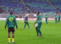 Kameni et Cie aux entraînements ce mardi à Leipzig