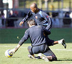 Eto&rsquo;o enjoying the challenge