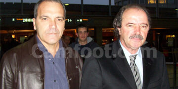 Artur Jorge (D) et son adjoint Raul Aguas