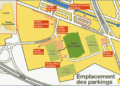 Emplacement des parkings