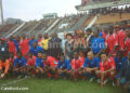 Photo famille du match de Yaoundé