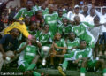 Joie des "Nassaras", vainqueurs du "Tournoi des Africains"