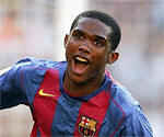 Eto&rsquo;o Scores In Key Barcelona Victory, Epalle and N&rsquo;Gal Also Net Goals, Douala Leads Sporting Lisbon To UEFA Cup Final
