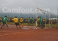 Phase de match, chaud devant le gardien Tignyemb de Cotonsport