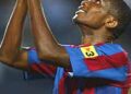 Eto'o thanking God for scoring twice