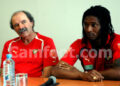 Artur JORGE et Rigobert SONG, lors de la conférence de presse