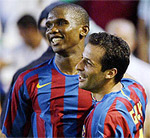 Eto&rsquo;o a offert 7 points sur 9 au Barça