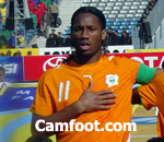 Réaction de Didier Drogba après le match