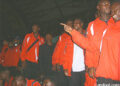 Les joueurs du Nzalang Nacional de Guinée Equatoriale à Libreville 2005