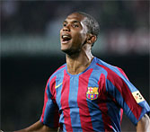 Eto&rsquo;o rapproche le Barça d&rsquo;un second titre consécutif