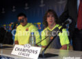 Valdes et Puyol en conférence de presse