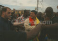 Joan Laporta lors de sa dernière visite à Douala en 2005