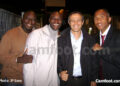 L'acteur Mouss Diouf, Patrick MBOMA Alain ROCHE et Antoine KOMBOUARE