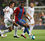Doublé d&rsquo;Eto&rsquo;o lors du Gamper
