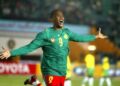 Samuel Eto'o après un de ses buts de la CAN2006 contre le Togo