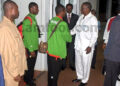 Le minsep Edjoa revevant les Lionceaux à leur arrivée à Yaoundé Nsimalen
