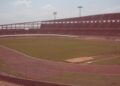 Une vue du stade Omnisports de Yaoundé avant la finale 2006