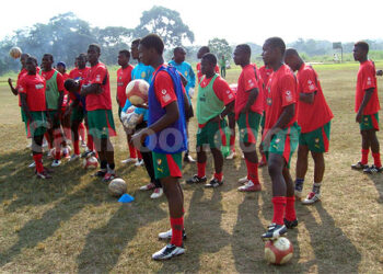 Les Lionceaux pendant le 1er stage à Akono