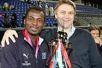 Atouba et Dietmar Beiersdorfer