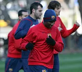 Eto’o dans les 18 du Barça contre Osasuna