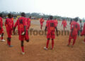 Échauffement d'avant match pour FCI Lion Ngoma