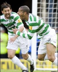 Perrier Doumbè après son but décisif