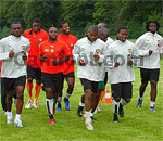 Stage en Belgique: Première séance d&rsquo;entraînement à Thuin