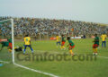 Lors du dernier match à Garoua (Cameroun - Gabon)