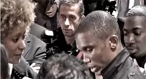 Éto'o réagit à l'Elysées Biarritz