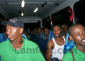 Les joeurs Rwandais dans le bus