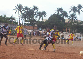 Action de jeu du match TKC-FCI Lion Ngoma (0-0)