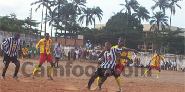 Action de jeu du match TKC-FCI Lion Ngoma (0-0)