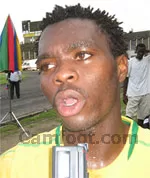 Djam Ronald, buteur du jour