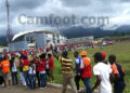 Ruée vers l'entrée du Stade de Malabo