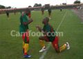 Bekamenga célébrant son but avec Nganbé