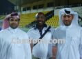 Avec deux Managers du Qatar SC