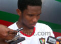 Samuel Eto'o répondant à nos questions
