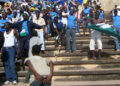 Les supporters de Gambe United
