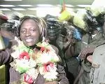 Retour triomphal de Françoise Mbango au Cameroun