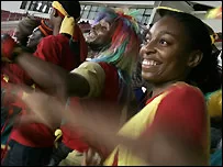 Cameroon fans can celebrate leapfrogging England in the tables