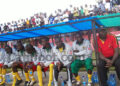 Banc de touche des cadets camerounais