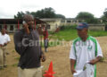 Roger Feutmba et le coach Gérard Mbimi