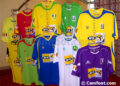 Un éventail des maillots 2008/2009